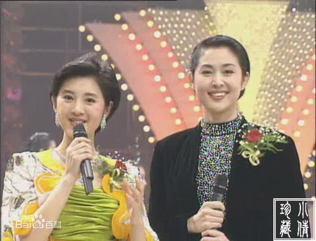 倪萍(<i>Ni Ping</i>)1995年主持春晚照片素颜照相册