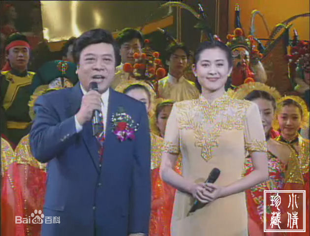 倪萍(<i>Ni Ping</i>)1996年主持春晚照片图册