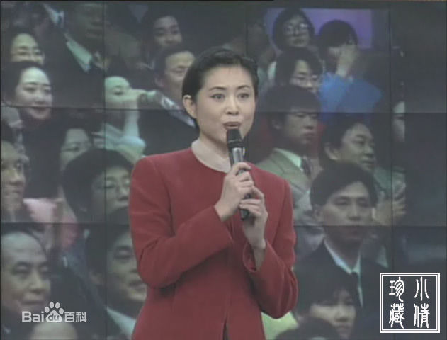倪萍(<i>Ni Ping</i>)1998年主持春晚照片前后照片
