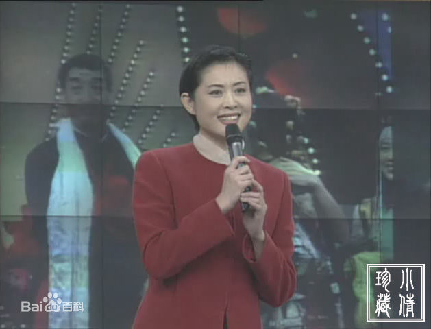 倪萍(<i>Ni Ping</i>)1998年主持春晚照片前后照片