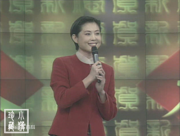 倪萍(<i>Ni Ping</i>)1998年主持春晚照片前后照片