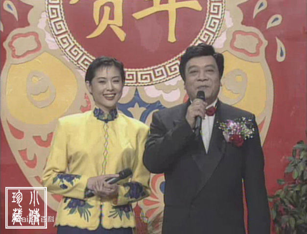 倪萍(<i>Ni Ping</i>)1998年主持春晚照片前后照片