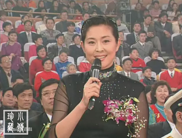 倪萍(<i>Ni Ping</i>)1999年主持春晚照片生活照