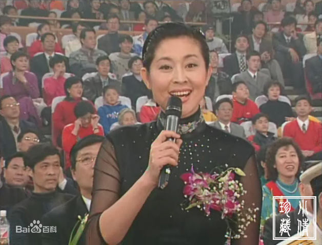 倪萍(<i>Ni Ping</i>)1999年主持春晚照片生活照