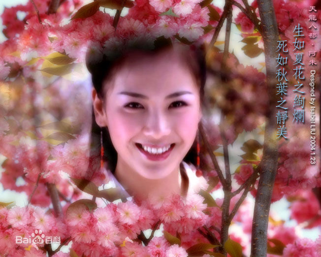 刘涛(Tamia Liu)在《天龙八部》阿朱中的