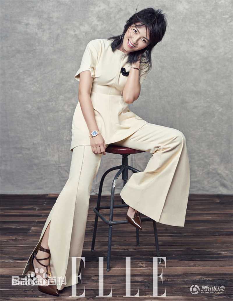刘涛(Tamia Liu)ELLE世界时装之苑素颜照相册
