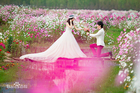 白冰(Ice)婚纱照壁纸壁纸