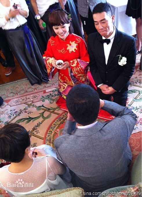 应采儿(Cherrie Ying)陈小春婚礼生活照相册