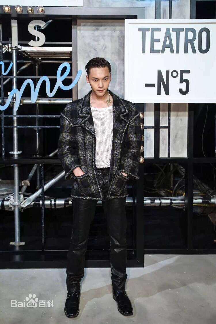 陈伟霆(William Chan)香奈儿巴黎在罗马高级手工坊北京大秀素颜照相册