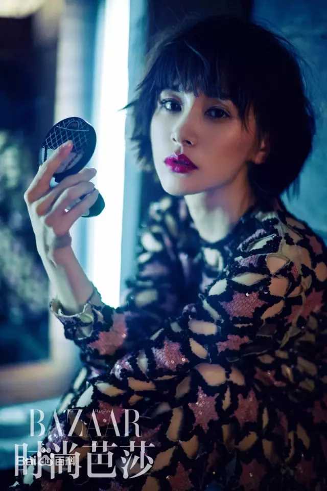 王子文(Olivia)最新《时尚芭莎》杂志拍摄壁纸