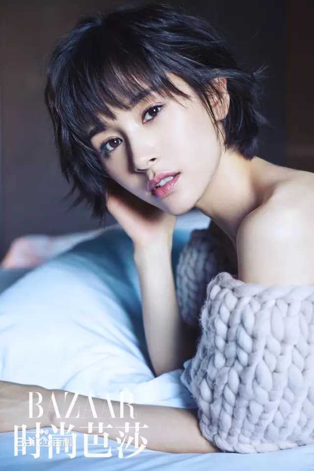 王子文(Olivia)最新《时尚芭莎》杂志拍摄壁纸