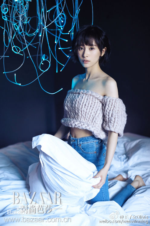 王子文(Olivia)高清《时尚芭莎》杂志图集