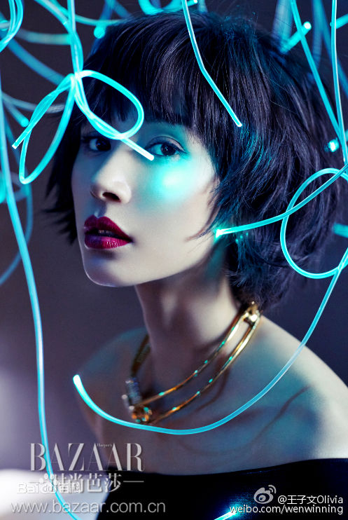 王子文(Olivia)高清《时尚芭莎》杂志图集