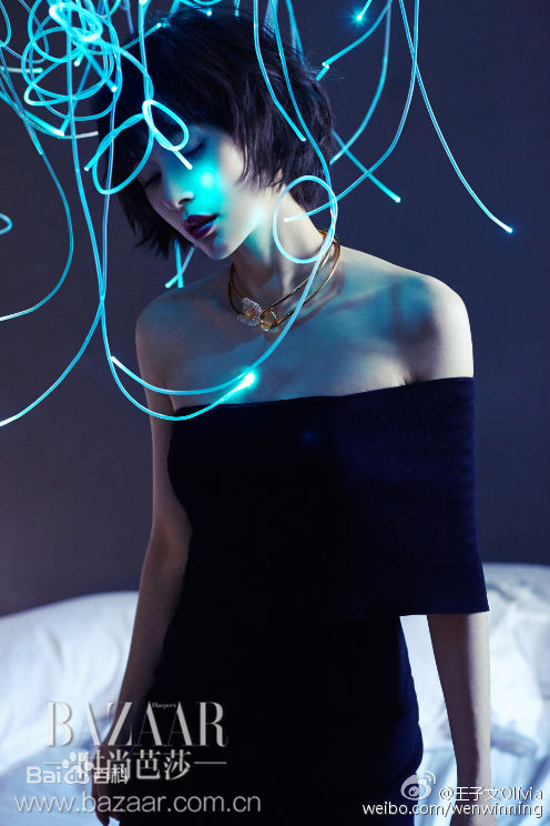 王子文(Olivia)高清《时尚芭莎》杂志图集