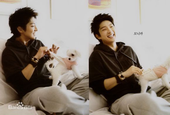 李准基(LEE JOON GI、)准基和狗狗前后照片
