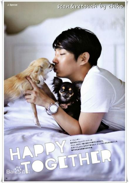李准基(LEE JOON GI、)准基和狗狗前后照片
