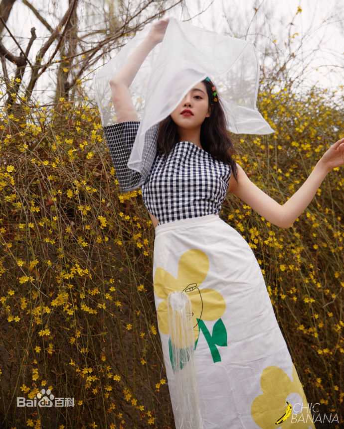 最新祝绪丹(Bambi)在《ChicBanana香蕉街拍》中的图集