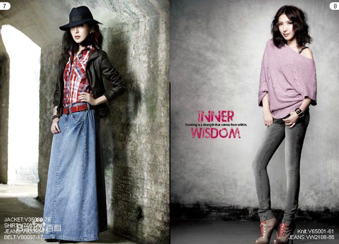 杨谨华(cheryl)代言VictoriaJeans前后照片