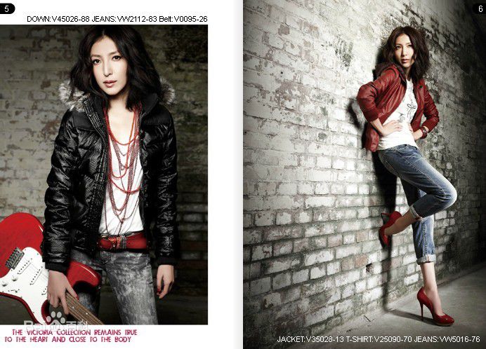 杨谨华(cheryl)代言VictoriaJeans前后照片