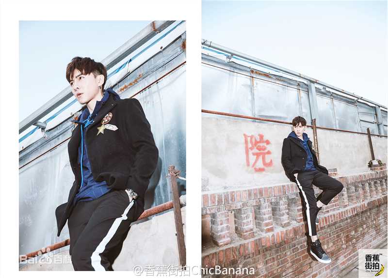 唐禹哲(Danson Tang (D .T))香蕉街拍前后照片