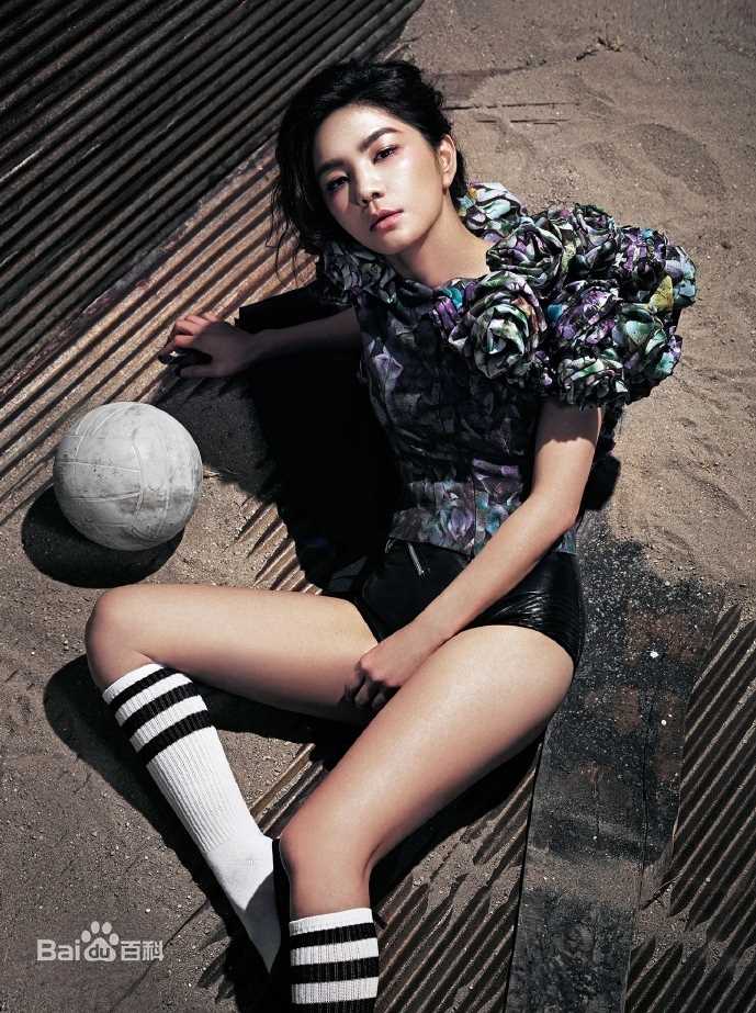 陈嘉桦(Ella、 Water（出道前）)运动风主题大片性感图片壁纸