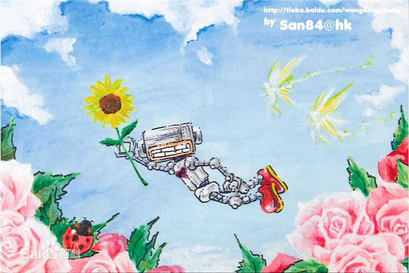 汪东城(Jiro Wang)梵谷与我中大东的画作前后照片