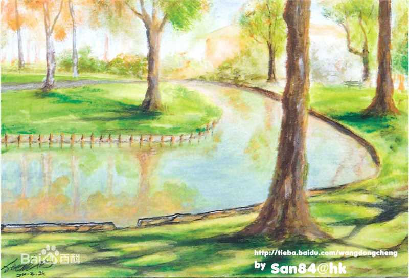 汪东城(Jiro Wang)梵谷与我中大东的画作前后照片