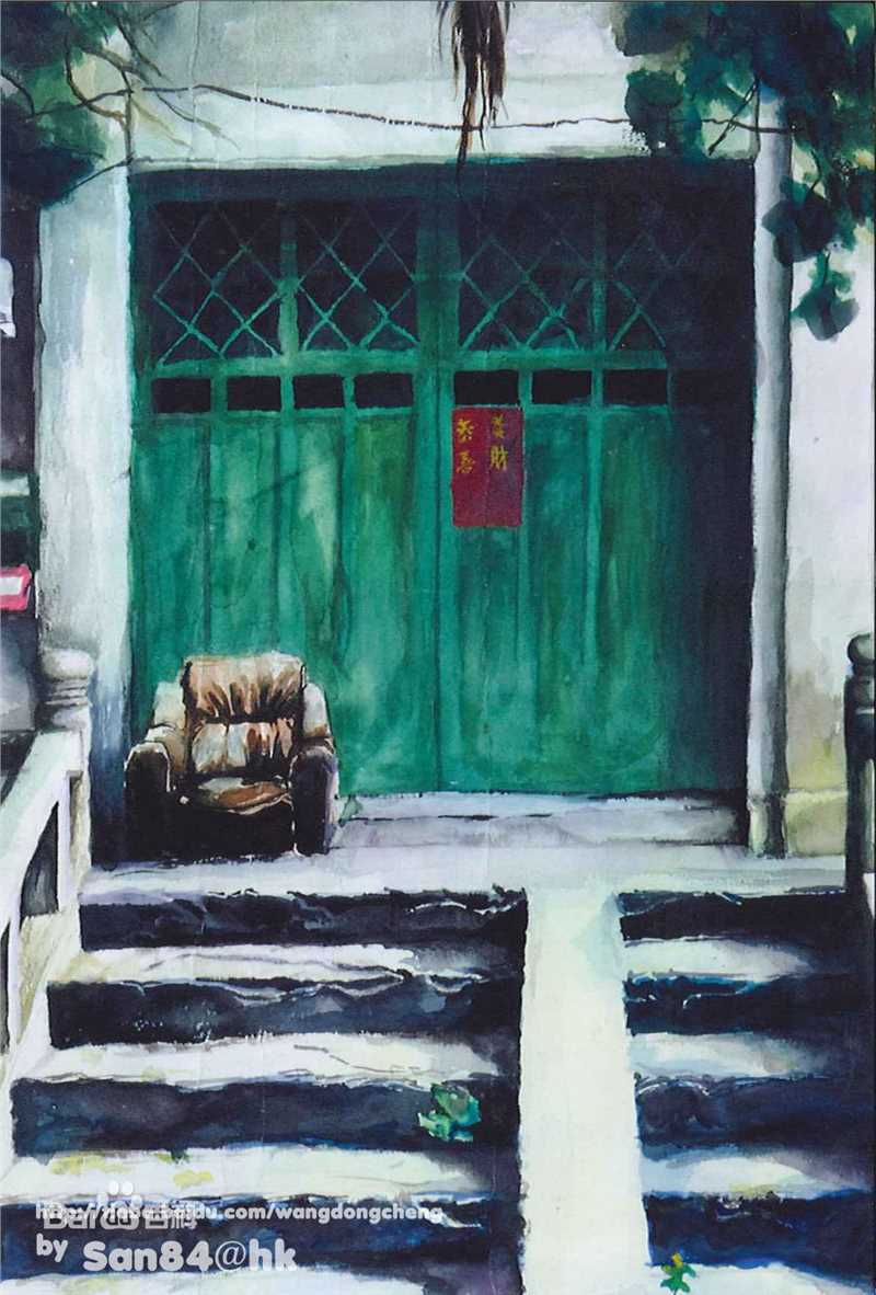 汪东城(Jiro Wang)梵谷与我中大东的画作前后照片