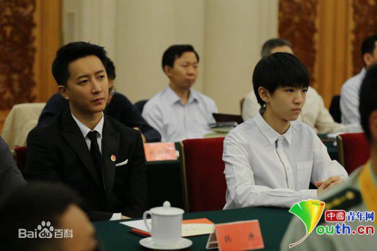 王俊凯(Karry)五四优秀青年座谈会图册