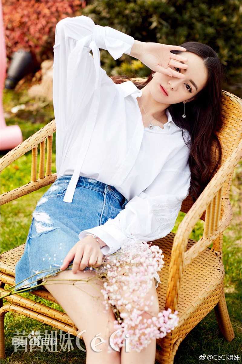 最优质迪丽热巴·迪力木拉提(Dilraba)在《茜茜姐妹》17年3月刊中的相册