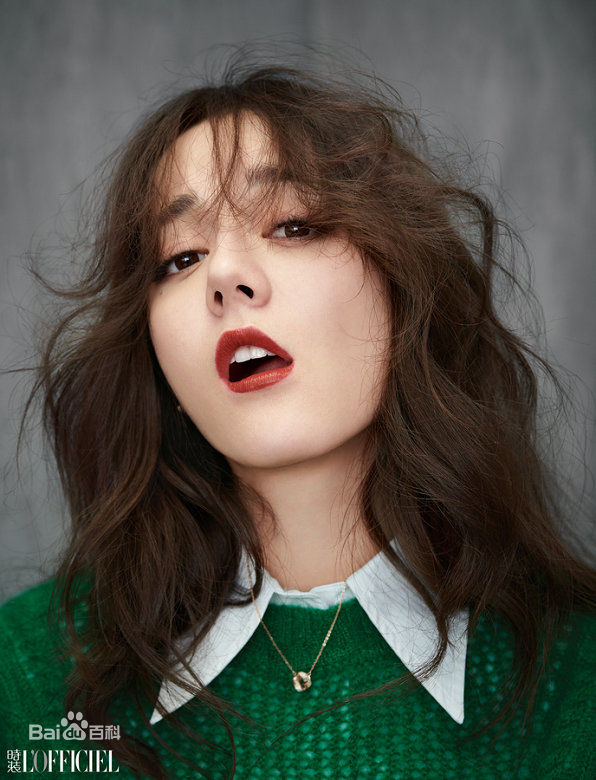 迪丽热巴·迪力木拉提(Dilraba)时装LOFFICIEL前后照片