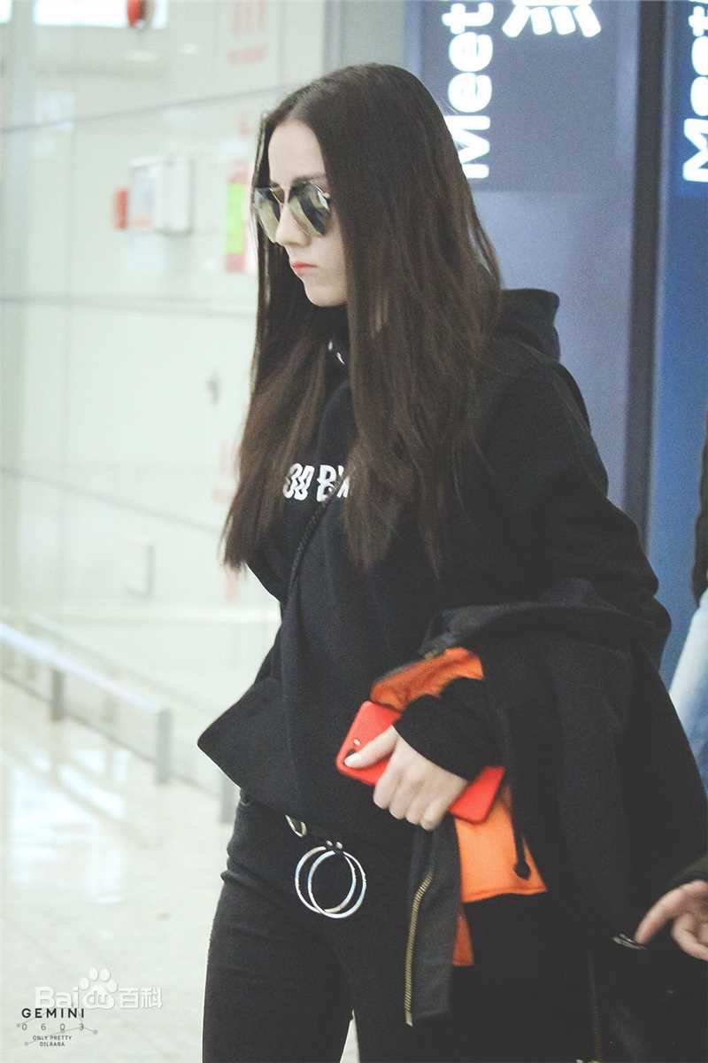 迪丽热巴·迪力木拉提(Dilraba)21 机场look图册