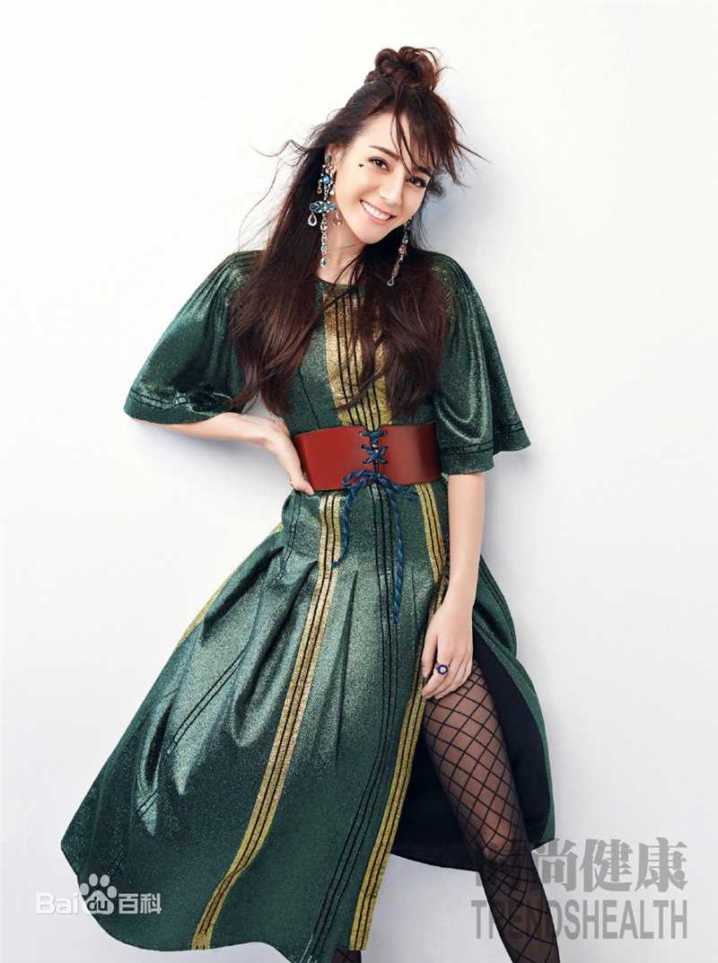 最优质迪丽热巴·迪力木拉提(Dilraba)在09《时尚健康》中的