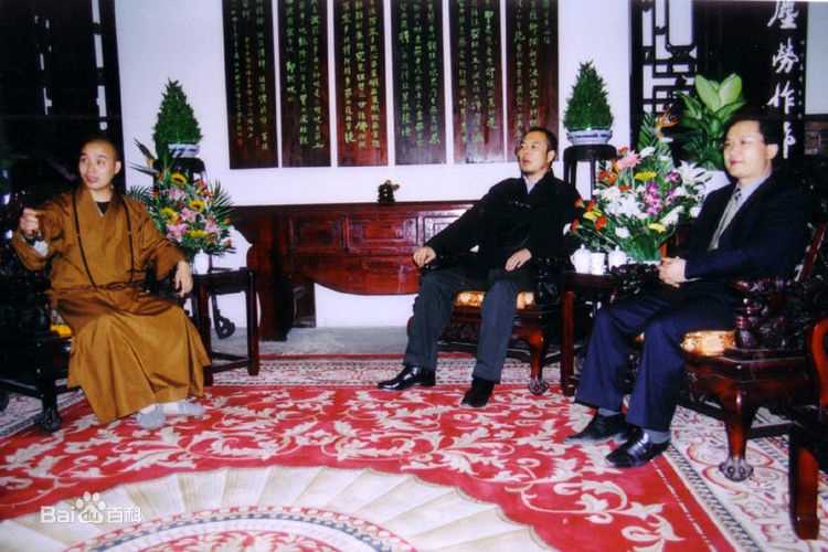 张铁林(Zhang Tie-Lin)石念经寺佛法宣传交流会素颜照相册