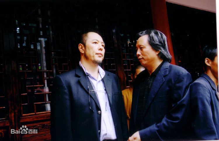 张铁林(Zhang Tie-Lin)石念经寺佛法宣传交流会素颜照相册