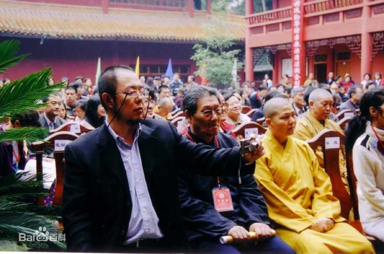 张铁林(Zhang Tie-Lin)石念经寺佛法宣传交流会素颜照相册