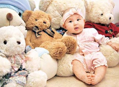 林文龙(Frankie Lam)与女儿在一起前后照片