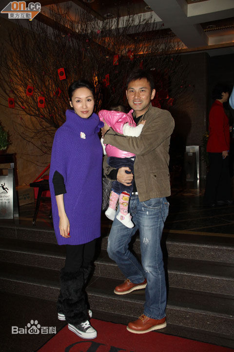 林文龙(Frankie Lam)与女儿在一起前后照片