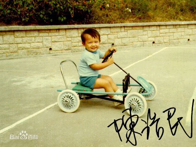 陈浩民(Benny Chan)童年趣照素颜照壁纸
