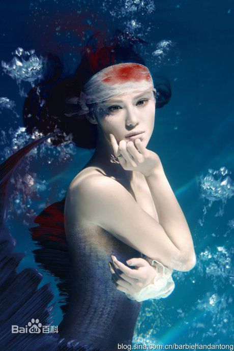 韩丹彤(dan tong Han)环保大片前后照片