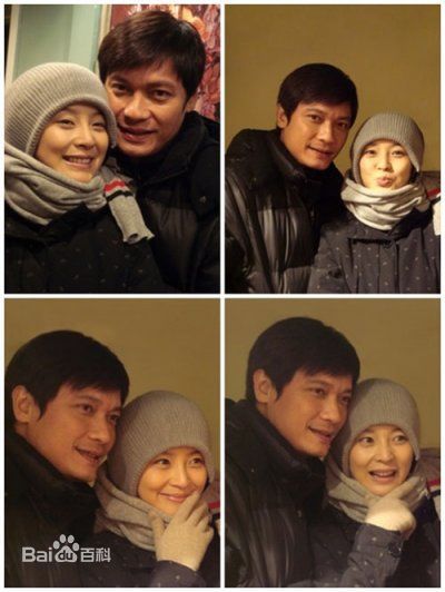 苏岩(Sophie.Su)和罗嘉良的合照前后照片