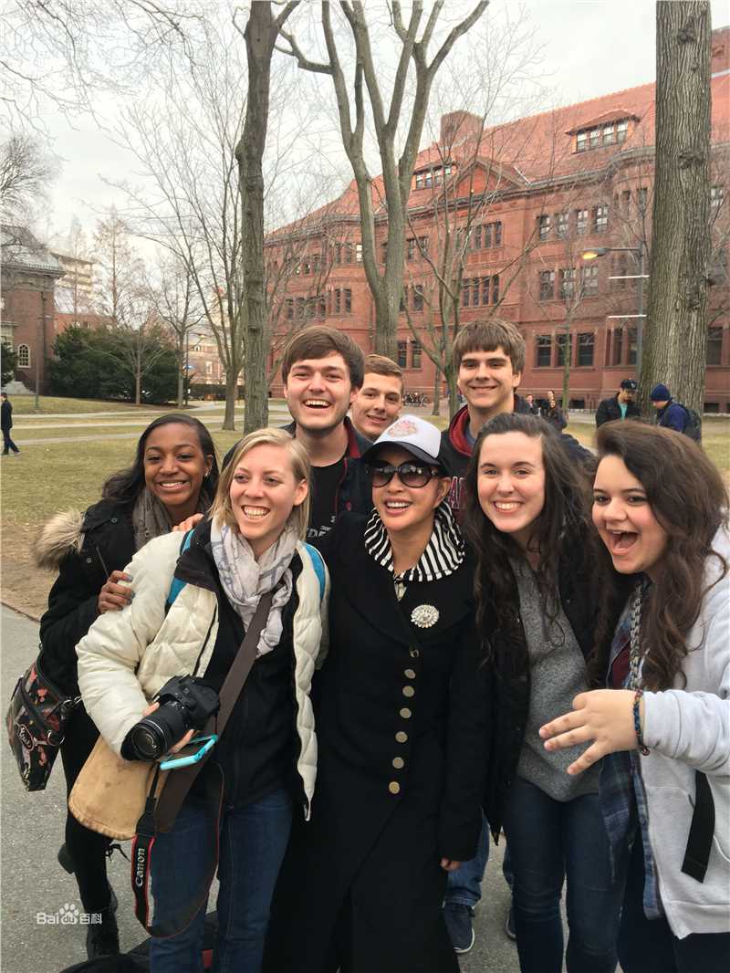 刘晓庆哈佛大学演讲生活照相册