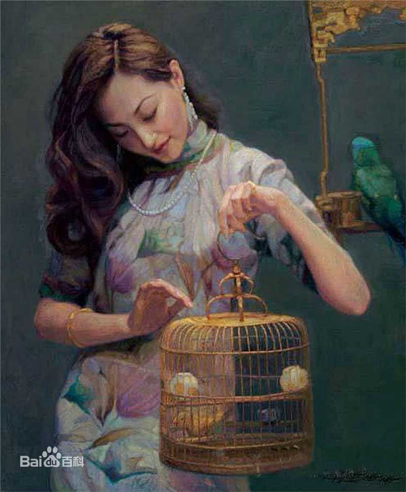 陈逸飞作品赏析素颜照相册