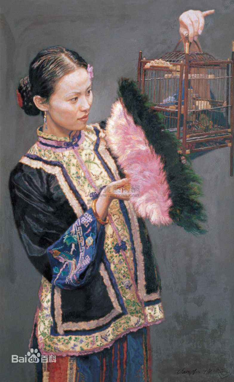 陈逸飞作品赏析素颜照相册