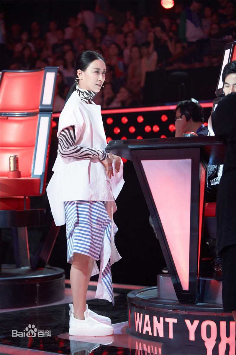 那英在《中国好声音第四季》中的