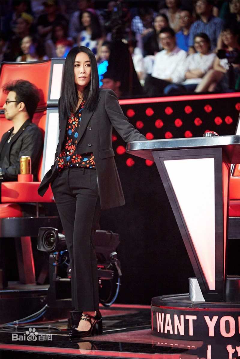 那英在《中国好声音第四季》中的