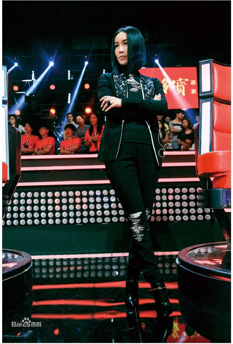 那英在《中国好声音第二季》中的