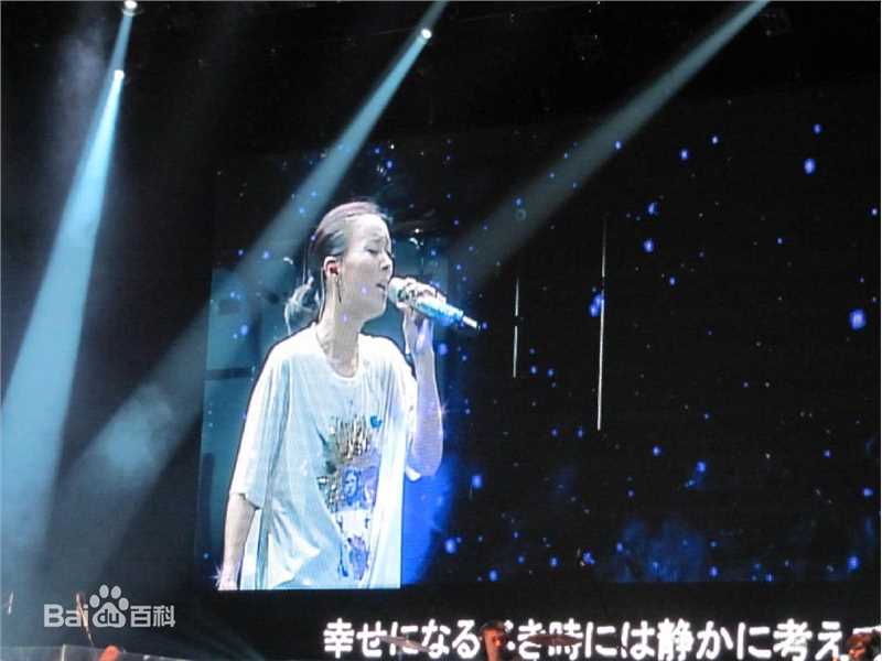 那英在2010.12.21《那又怎么样》东京演唱会中的