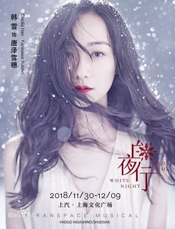 韩雪(Cecilia Han、ハン シュエ（日语）)在《白夜行》唐泽雪穗中的