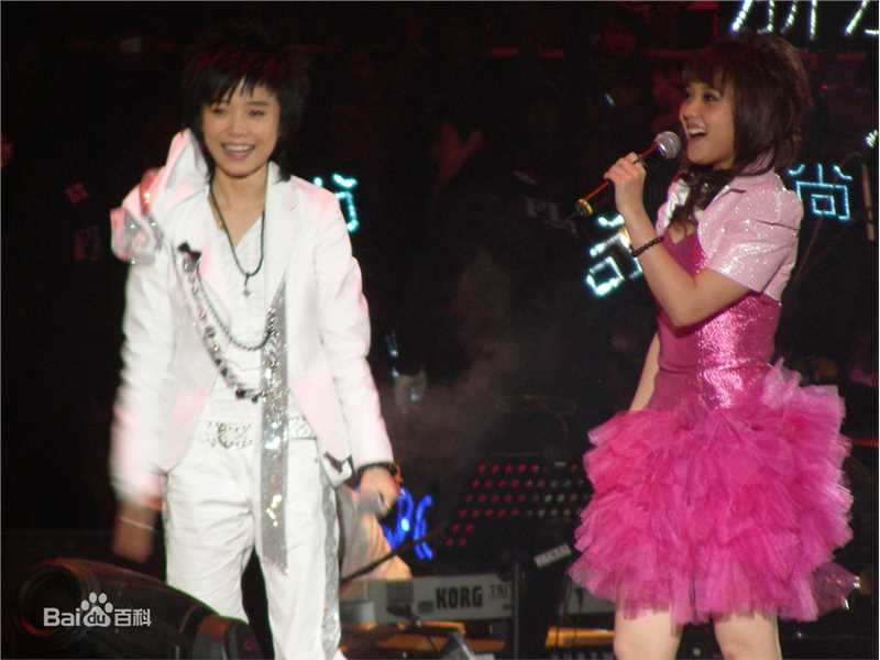 许飞2006年超级女声全国巡演素颜照相册